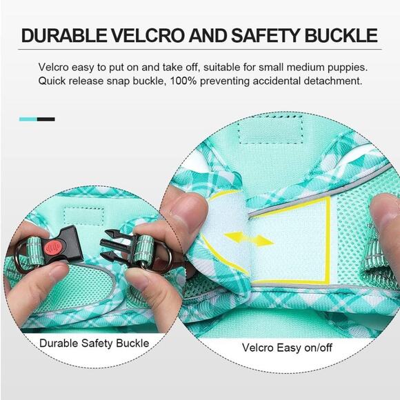 Mercano Soft Mesh Reflective Dog Vest Harness - Picture 6 of 9